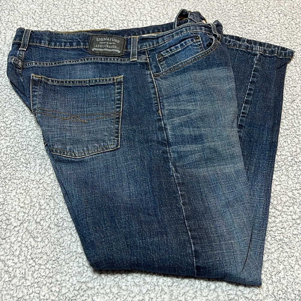 Levi’s Signature Slim Straight 5 Pocket Jeans 36x30